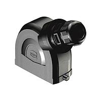 HARTING 19431160547 Hoods HAN-ECO 10B SNGL LVR SD ENTRY, M32 W/ GLN