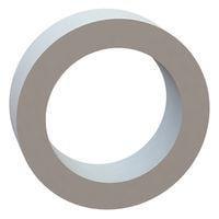 Essentra Components 17W07510 Flat Washer Flat Washer, .530 ID, .750 OD, .230 Thick, Natural, Nylon