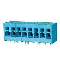 Same Sky (formerly CUI Devices) TBL008-1000-08BE Fixed Terminal Blocks Terminal block, screwless, 10.0, Horizontal, 8, Blue