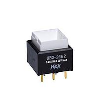 NKK Switches UB226SKG036F Pushbutton Switches LOW PROFILE PSHBTTN ILLMNTD/PC AND SLDR