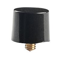 NKK Switches AT413A Button .315" RND BLK CAP