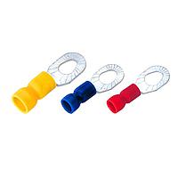 KS Terminals MSRVE1-3753 Multiple-Stud Vinyl, Easy Entry Multiple-Stud Ring, 22-16 AWG, #6 - #8 - #10