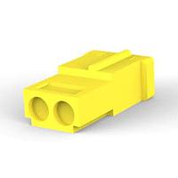 AMP Connectors - TE Connectivity 1-480318-4 Plug Housings 02P PLUG HSG F/H YEL
