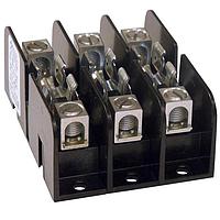 Mersen 60608T Class T Fuse Block,Class T,Spring Reinforced,3 Pole,600V,60A,Box Connector
