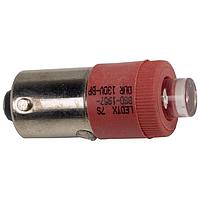 SCHNEIDER DL1CJUS1204 Lamps LED, BA9s Base 120Vac/dc, red