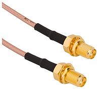 Amphenol RF 135113-01-12.00 RF Cable Assemblies SMA St BH JK to St BH JK RG-316/U 12in