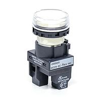 Omron Automation and Safety M22N-BC-TWA-WC Panel Mount Indicators / Switch Indicators Etchd White 24 VAC/DC