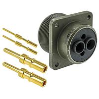 Amphenol Industrial 10-214220-24P Receptacles ER 4C 2#16 2#8 PIN RECP