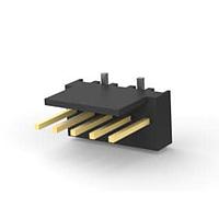 AMP Connectors - TE Connectivity 3-647108-5 Shrouded 05P MTA100 HDR ASSY 30AU LF