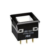 NKK Switches UB215KKG015D Pushbutton Switches LOW PROFILE PSHBTTN ILLMNTD/PC AND SLDR