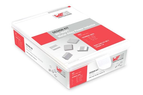 Assorted inductor kits used for electronics prototyping and component evaluation