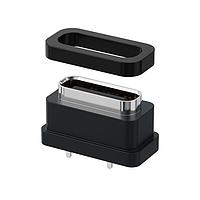 GCT (Global Connector Technology) USB4725-03-C-KIT PCB Top Mount Sealed USB3.2 Gen 2 Type-C Receptacle, 24Pin, Vert, SMT, PCB Top Mount, IP67 w/Gasket