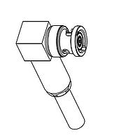 Amphenol RF 031-33485-23 Connectors BNC (M) TRIAX R/A CRIMP