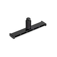 HellermannTyton 151-03473 Cable Mounting & Accessories Bundling Clip with Round Fir Tree, 2.20" L, 0.02 - 0.23" Panel Thickness, PA66HIRHSUV, Black, 2500/ctn