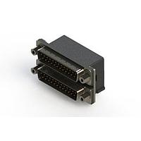 EDAC 661-025-264-003 Dual Port D-Sub Connectors Right-angle Dual Port D-Sub Connector