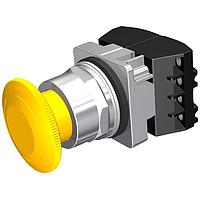 SIEMENS 52PR8W4G Twist-to-Release PTR,CHROME,MTD,PLASTIC CAP YELLOW,2NC