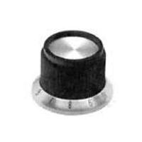 Alcoswitch - TE Connectivity PKD60B101/8 Cylindrical Knob with Skirt STRGHT 0.8" W/SKIRT SWITCH KNOB
