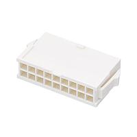 AMP Connectors - TE Connectivity 1-1586861-8 Plug Housing 18P PLUG PNL MNT GLOW WIRE