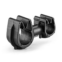 HellermannTyton 156-02284 MOC Clip to MOC Clip MOC Clip to MOC Clip, 5 mm, 9 mm, PA66HIRHSUV, Black, 2000/ctn