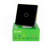 HUNONIC HN01SVD WiFi Touch Switch 1 Square Button (Black)