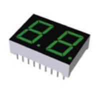 ROHM Semiconductor LB-502MD General Purpose DISPLAYS SEG PANEL 2DIGIT 16LED GRN