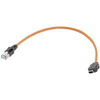 HARTING 33480147829005 Cat 6a ix Ind. -DB RJ45 Cat.6A FRNC orange 0,5m