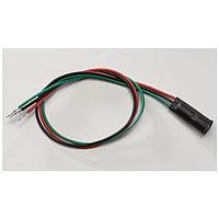 BIVAR PM5R3-BCW22.0 LED Panel Mount Indicators Recess 3Lead Red/Grn White Diff 22" Wire