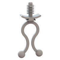 Essentra Components 23EZF037B025 Twister for Cable Twist Lock, Fir Tree Mount, .375 Hold, .200 Space