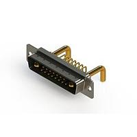 EDAC 629-17W2250-3T1 Mixed Contact D-Sub Connectors Right-angle Power Combo D-Sub Connector