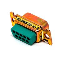 Cinch DEMA9P-F16 Plug DSUB 9M CRIMP GF ZINC