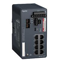 SCHNEIDER MCSESM103F2CU0H Managed Ethernet Switches Ethernet Switch, Industrial Managed Switch 8TX/2FX-MM - Harsh