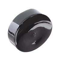 Essentra Components DM5000-1-1/2A Round End Cap 5.000 ID X 1.500 LENGTH:PVC DIP BLACK