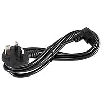 Same Sky (formerly CUI Devices) AC-R-C5-L EU AC Power Cord AC Cord Europe RA, C5 for C6 inlet, HO5VV-F 0.75MM/2, 3M, Black