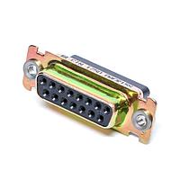 Cinch DACR15S Receptacle DSUB 15 F CRIMP R FLOA G ZIN