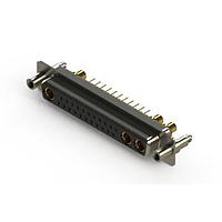 EDAC 628-25W3624-4T6 Mixed Contact D-Sub Connectors Vertical Combo Dsub