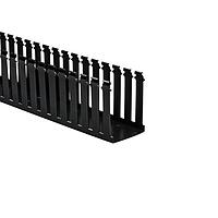 HellermannTyton 181-34002 Slotted Wall Wiring Duct SL3X4 BLK PVC DUCT BULK