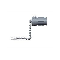 Amphenol LTW CAP-WABFLPB1 Accessories Ceres, Waterproof Cap With Chain, Plastic, 2 Points Lock, Female Connector