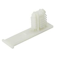 HellermannTyton 151-01884 Bundling Clip Bundling Clip w/Oval Fir Tree, 1.52" L, 0.02 - 0.10" Panel Thickness, PA66HIRHS, Natural, 8000/ctn