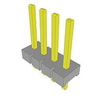 Samtec FWJ-04-02-T-S Board to Board & Mezzanine Connectors .156" Power Terminal Strip