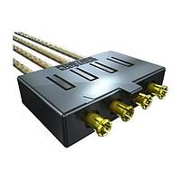 Samtec GRF7-J-P-02-GF-RA-TH1 RF Connectors / Coaxial Connectors 5.00 mm 75 Ohm  Ganged Micro-Miniature RF Jack, PCB Mount