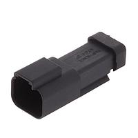Amphenol SINE Systems AT04-2P-MM01BLK Connectors 2-Position Recept. Threaded Rear
