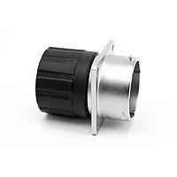 Amphenol SINE Systems RT001412SNHEC03 Connectors 12 Position Square Flange Receptacle, Female, Shell Size 14, Silicone Seal, and End Cap with Individual Wire Sealing
