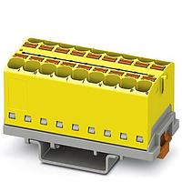 PHOENIX CONTACT 3273576 Push-In Distribution Block PTFIX 18X4-NS35 YE
