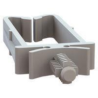 Essentra Components 22MWHA127254 Wire Saddle Wire Saddle, Fir Tree Mount, .500x1.000 Inside