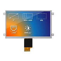 Riverdi RVT70HSLFWN00 TFT LCD Display Modules LVDS, , HB, IPS, Metal Frame