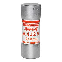 Mersen A4J25 Fast Acting Fuse,Class J,High Speed,200kA AC/100kA AC,600VAC,300VDC,25A