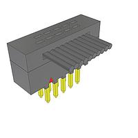 Samtec FFMD-05-S-02.00-01 Flat Ribbon .050"  Tiger Eye(TM) IDC Ribbon Cable Assemblies