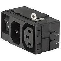 Schurter 4307.3214 Inlet/Outlet Combinations W/1-P SWITCH 115/230