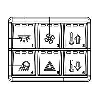 Grayhill 3K206-2RN3AG Keypads ASM 3K STD 6H CANOPEN TARGETS