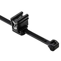 HellermannTyton 156-00858 Serrated, Outside T50SOSEC4A BLK EDGE CLIP